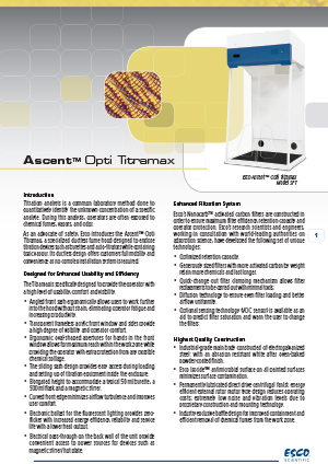 Ascent™Opti Titramax Sellsheet